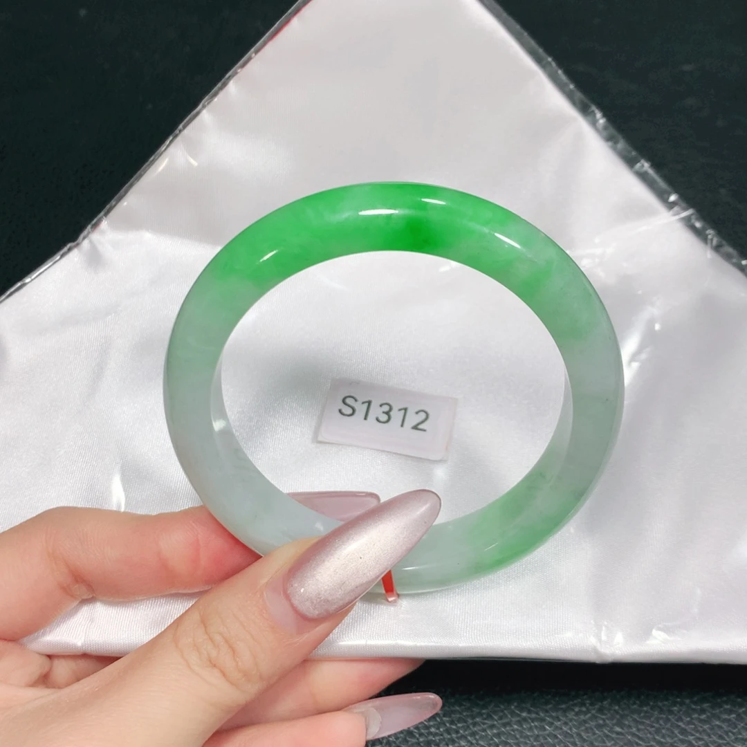 翡翠未镶嵌手镯S1312-04