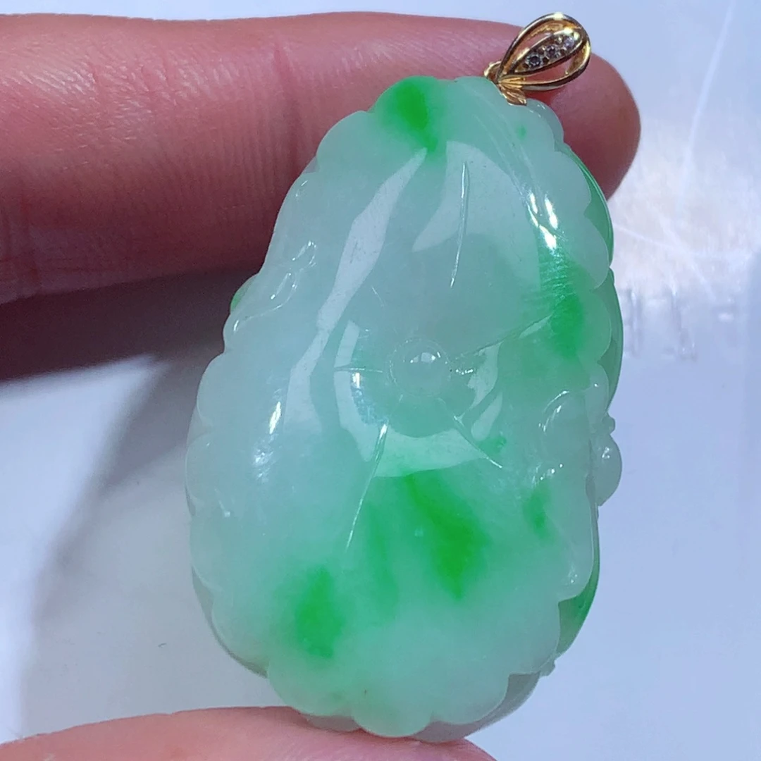 翡翠颈饰未镶嵌缅甸翡翠