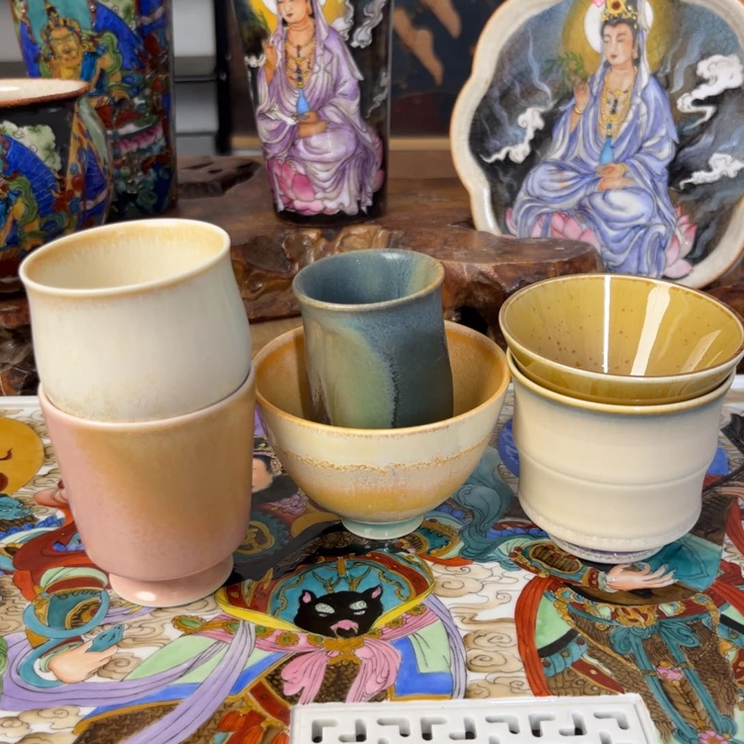 龙**主手工手绘福利杯杯