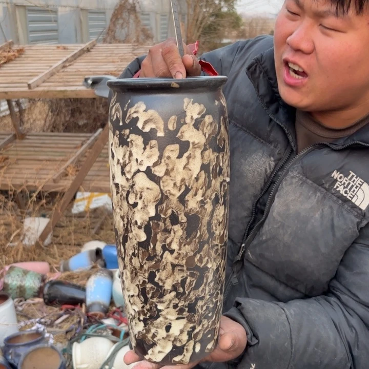 红陶花盆 口径 高度 15 35