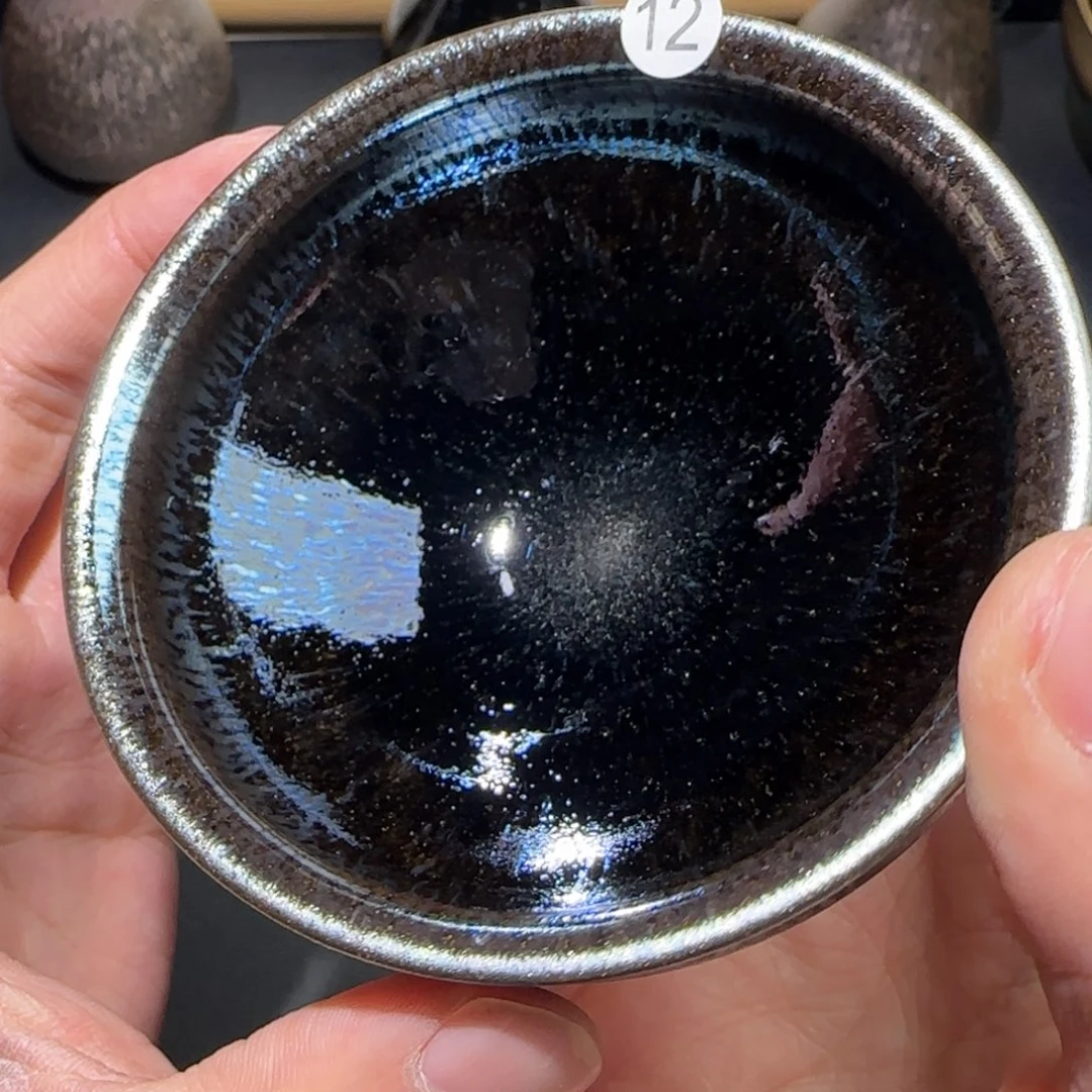 茶盏精品柴烧放漏放漏12