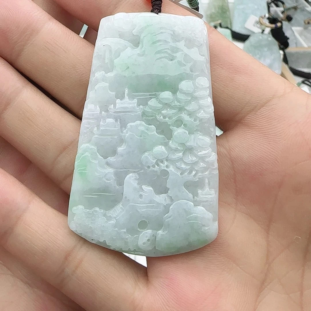 翡翠未镶嵌颈饰翡翠