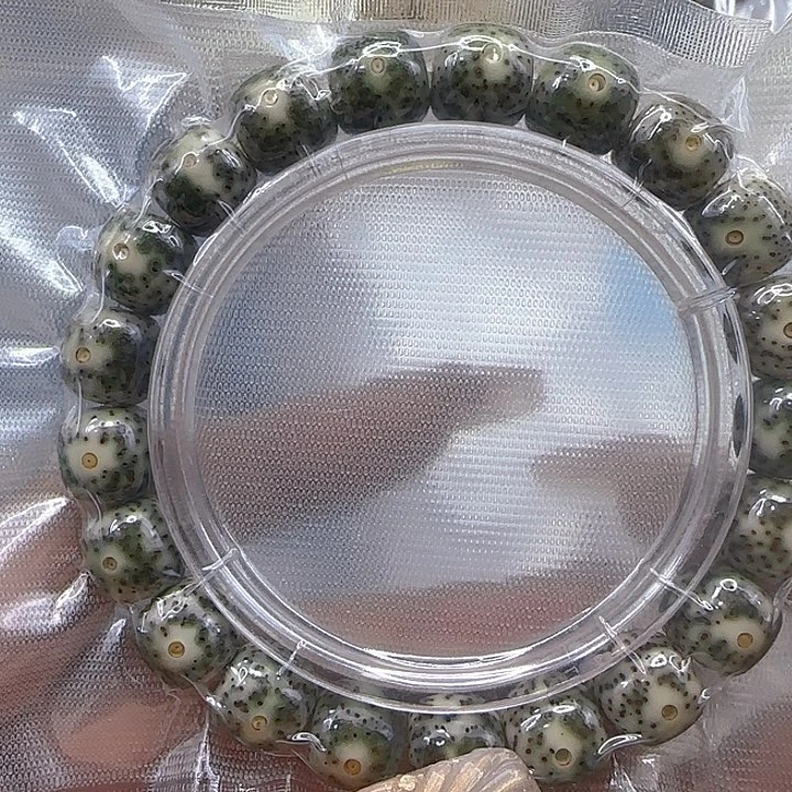 星月菩提手串163哈哈绿星月菩提1.1桶单圈