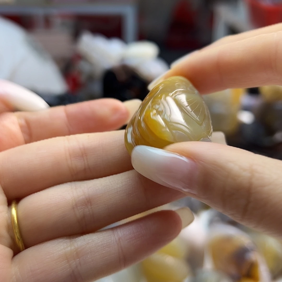 玛瑙/玉髓未镶嵌吊坠(不含链)