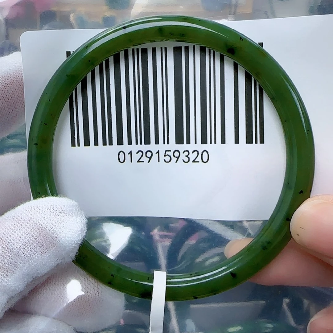 和田玉（碧玉）手镯未镶嵌5859