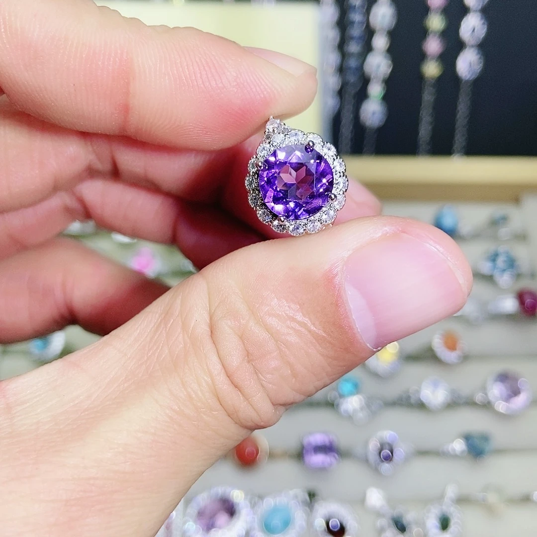 【闪购商品】未镶嵌戒指紫晶