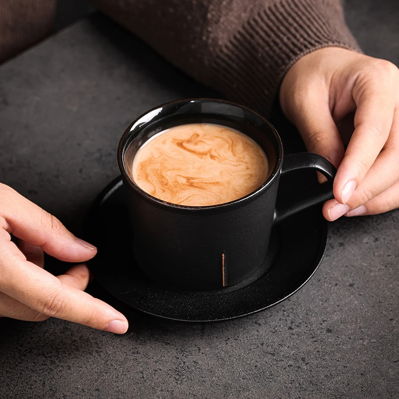 2025新款特别好看的精致高级感的家用陶瓷杯子水杯马克杯咖啡杯