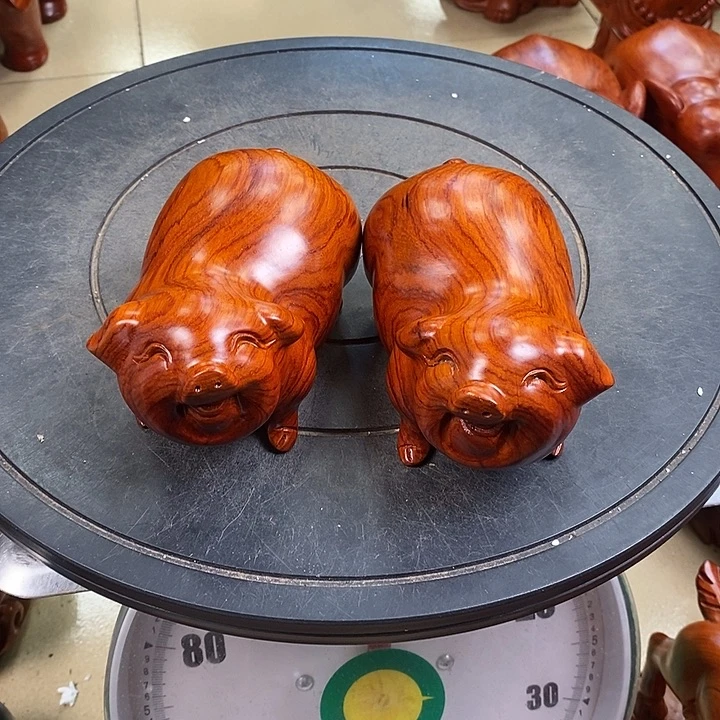 缅甸花梨木猪一对15