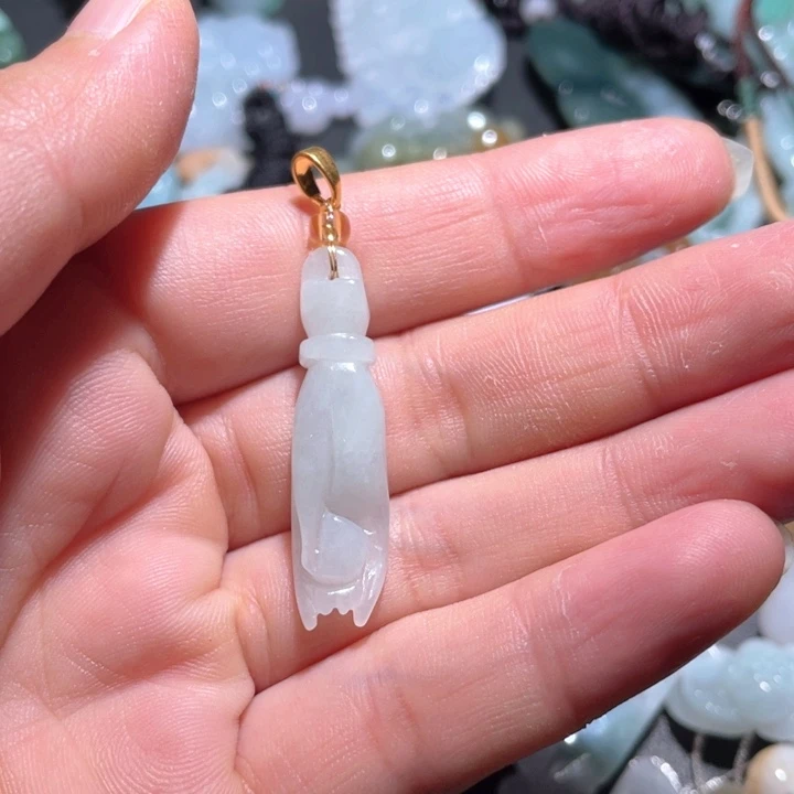 【闪购商品】翡翠颈饰未镶嵌繁****o天然翡翠