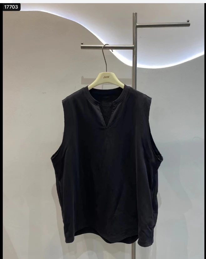 2024新款JVM定制17703时尚百搭V领开口背心1/18