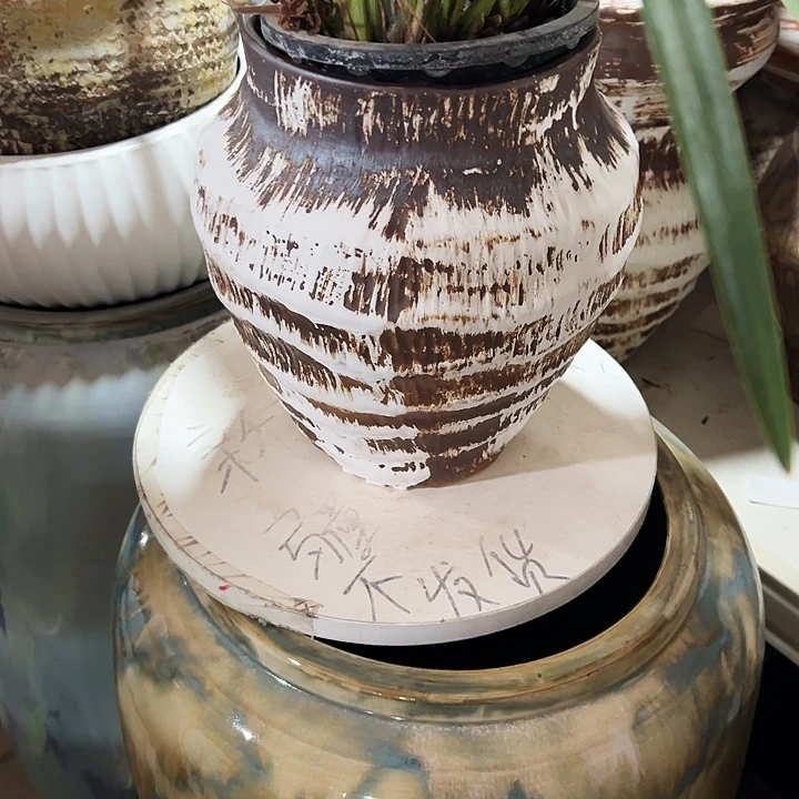 景德镇精品花盆栽适合盆口16高24