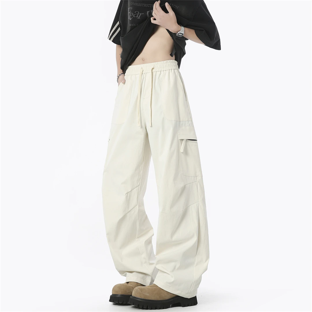 York Zoom夏季新款工装冰丝凉感轻薄透气机能风休闲裤长裤宽松