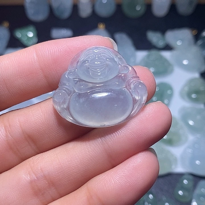 颈饰未镶嵌翡翠佛公