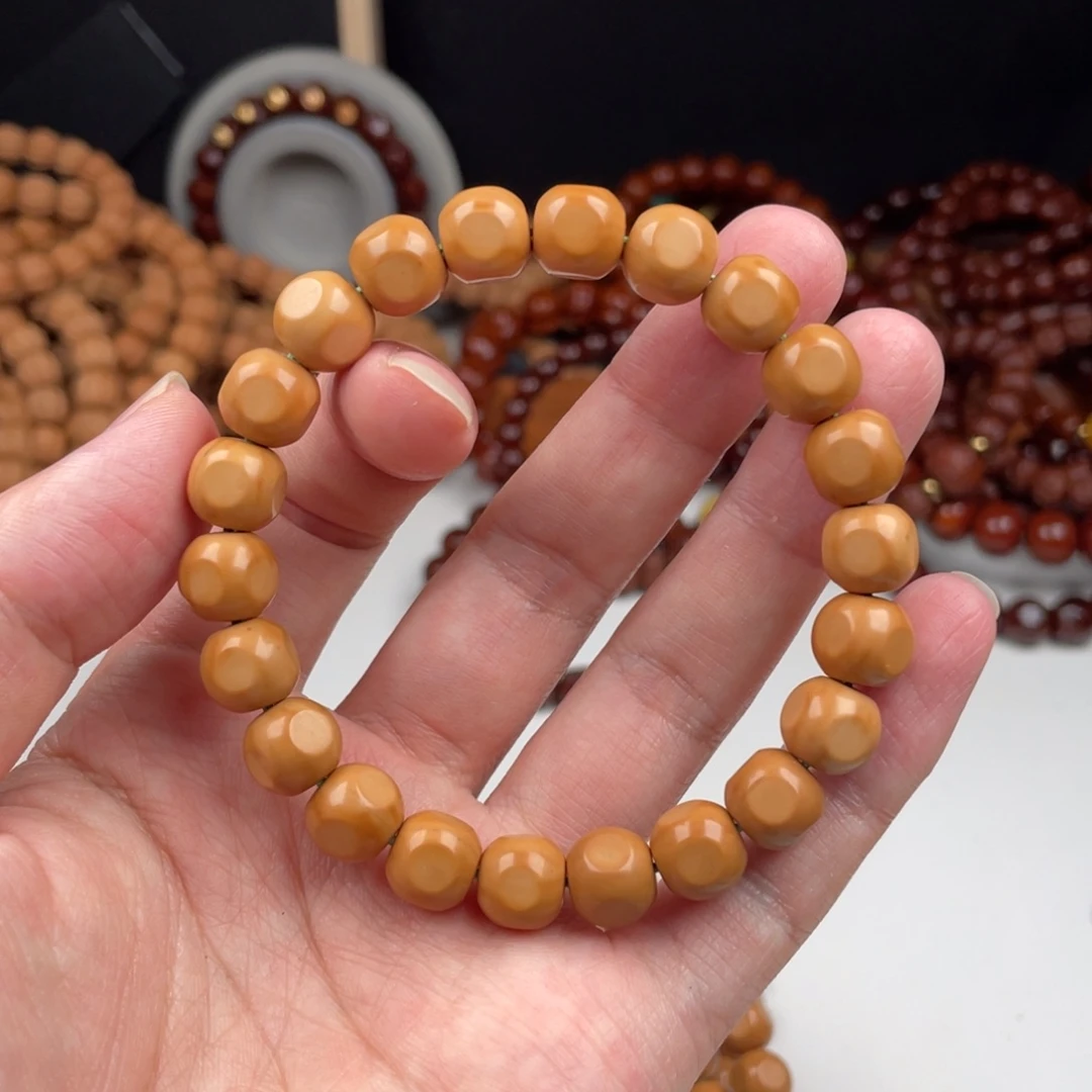 【闪购商品】猴头核桃手串六方36.6福利油点9.5