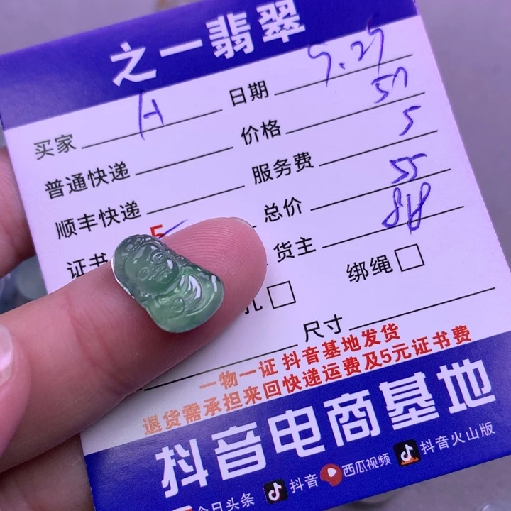 颈饰未镶嵌翡翠A***天
