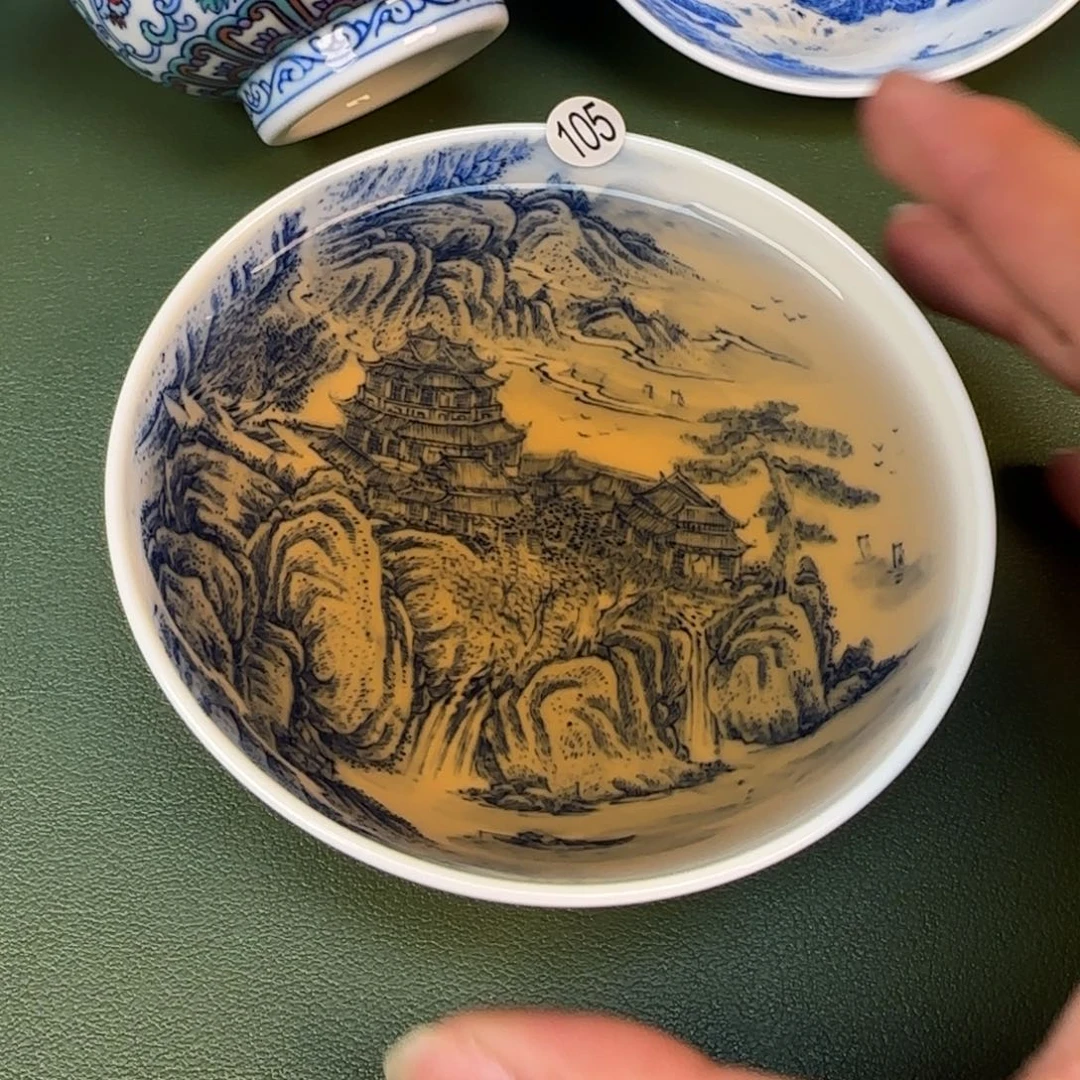 彦祖纯手工手绘茶具105