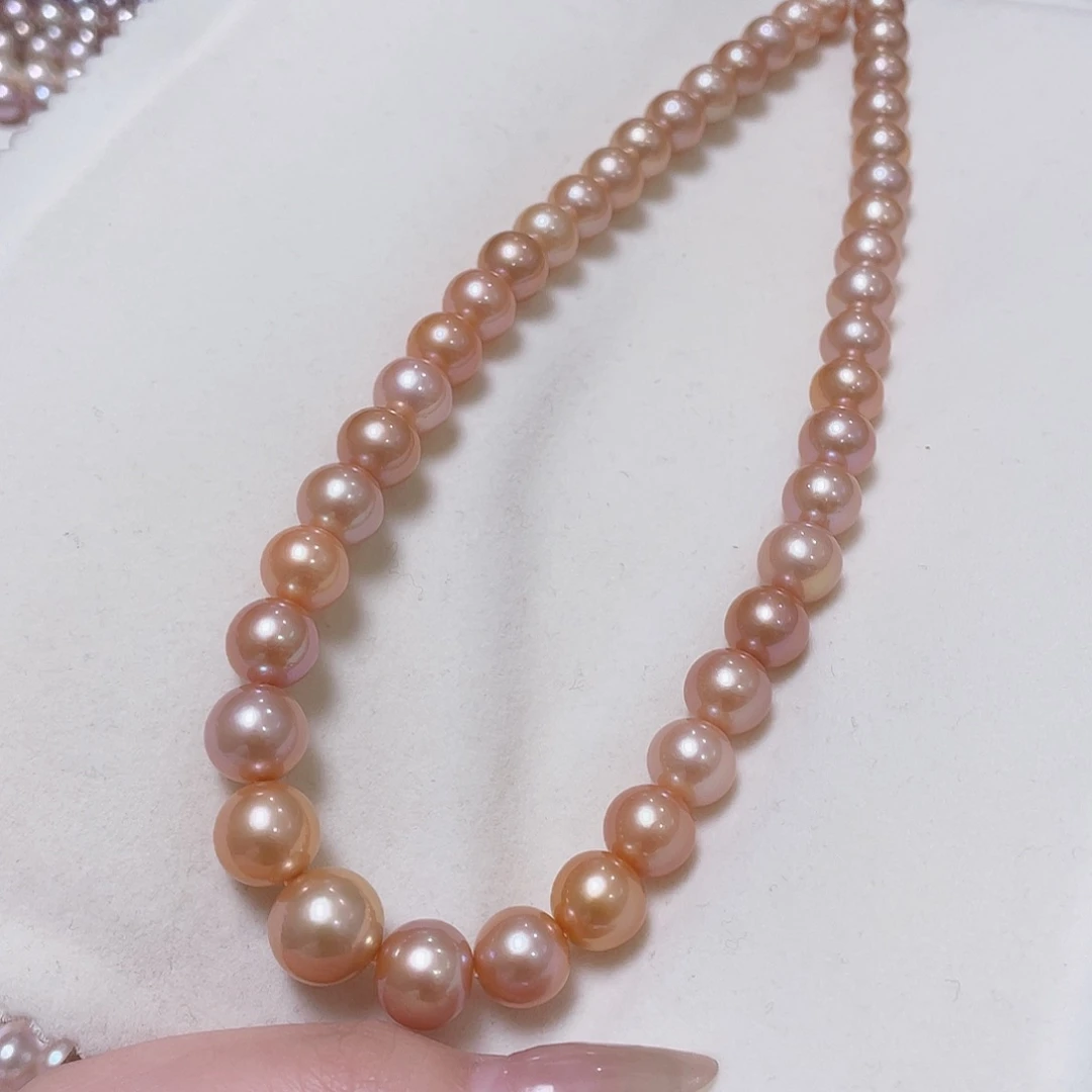 颈饰银S925镶嵌淡水珍珠