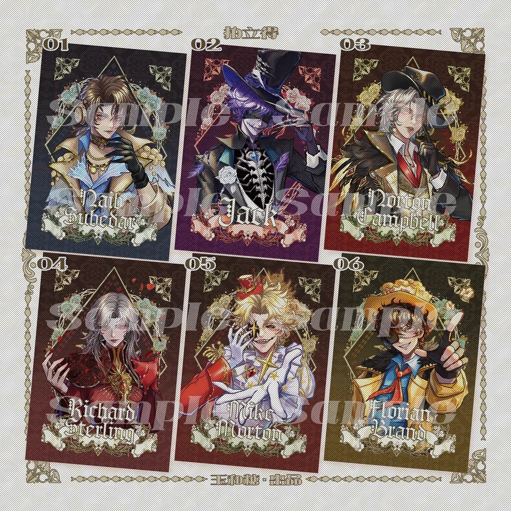 （拆盒）同人周边战狼拍立得盲盒代拆