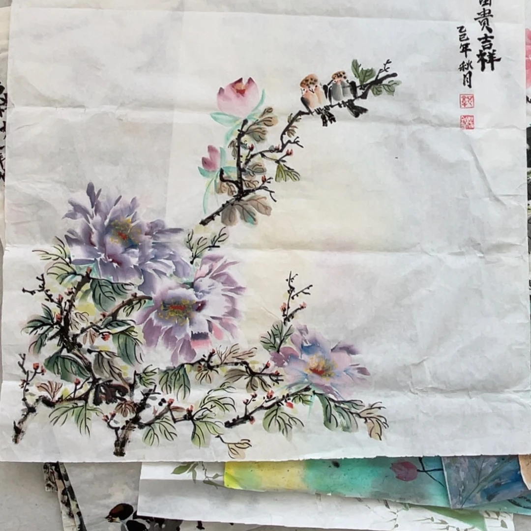 国画郭春锦老师绘画