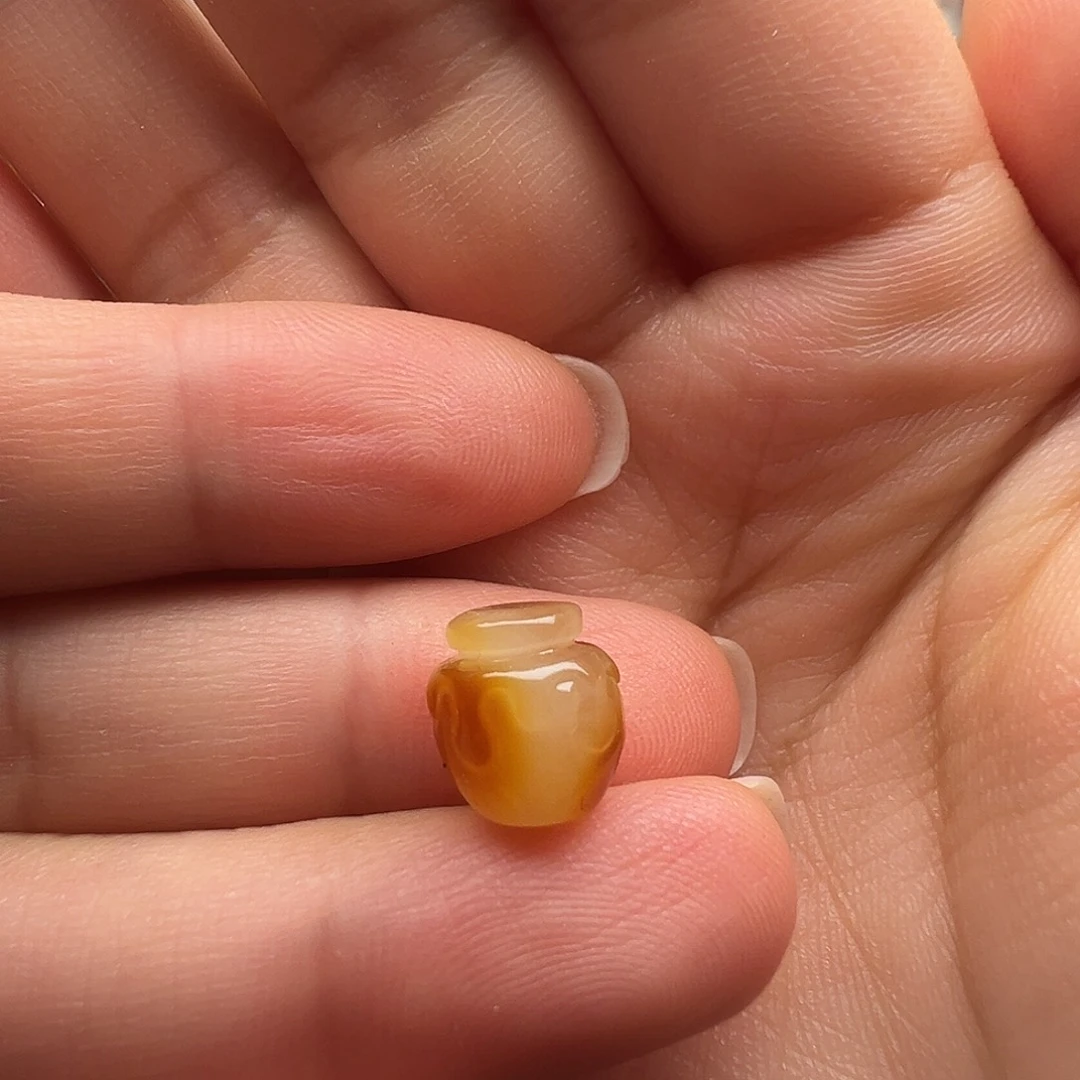 蜜蜡未镶嵌颈饰蜜罐（打孔不退换）