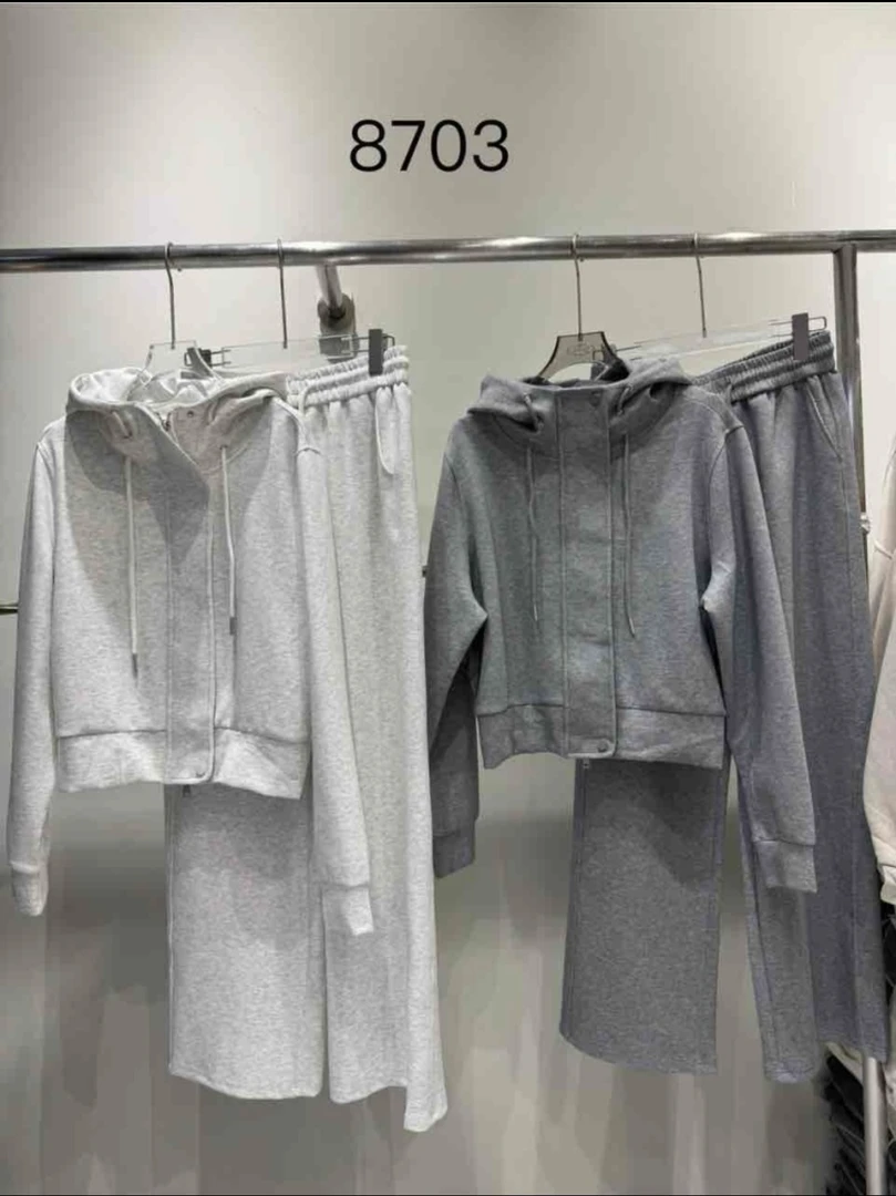 卫衣外套阔腿裤运动套装女秋冬休闲百搭时尚