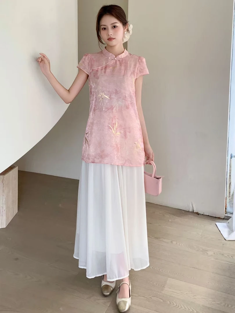 Bufan.原创设计【A77】轻奢高级时尚女装收腰连衣裙