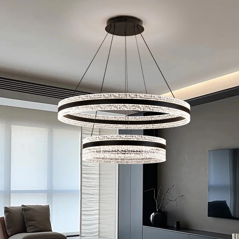客厅吊灯2024年新款现代简约大气大厅主灯高档意式极简客厅灯