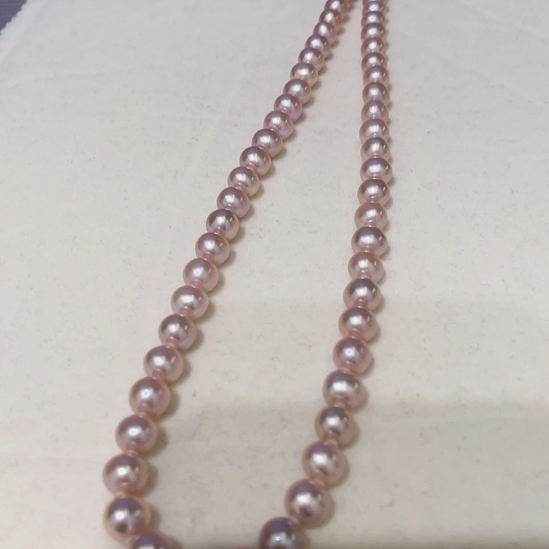 淡水珍珠银S925镶嵌颈饰