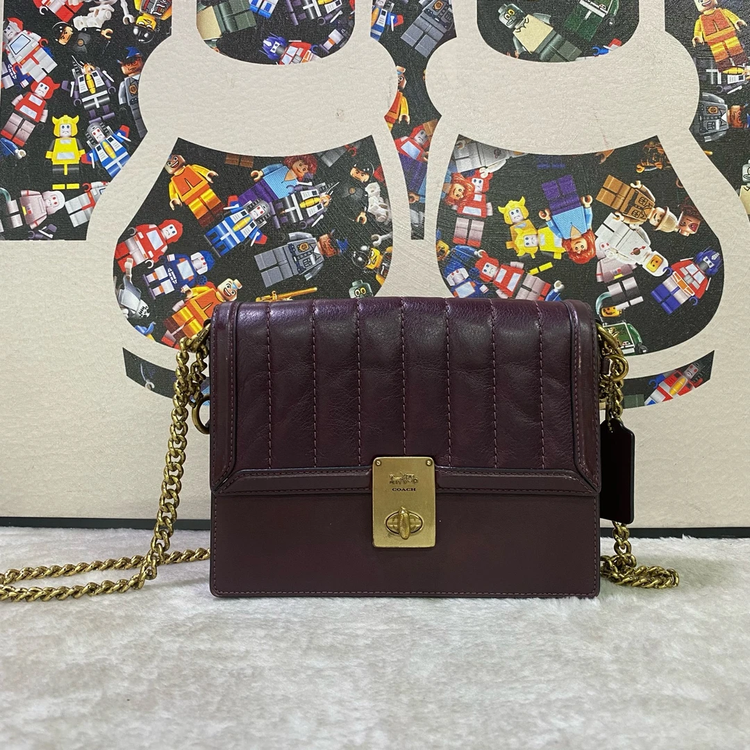 95新 COACH/蔻驰 21305斜挎包21×16