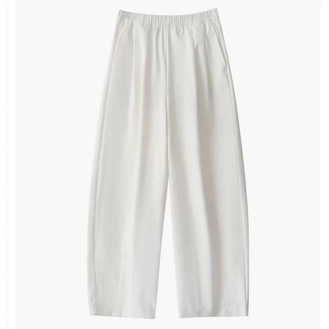 0197【夏季新款】抗皱舒柔特气球阔腿裤（8535）