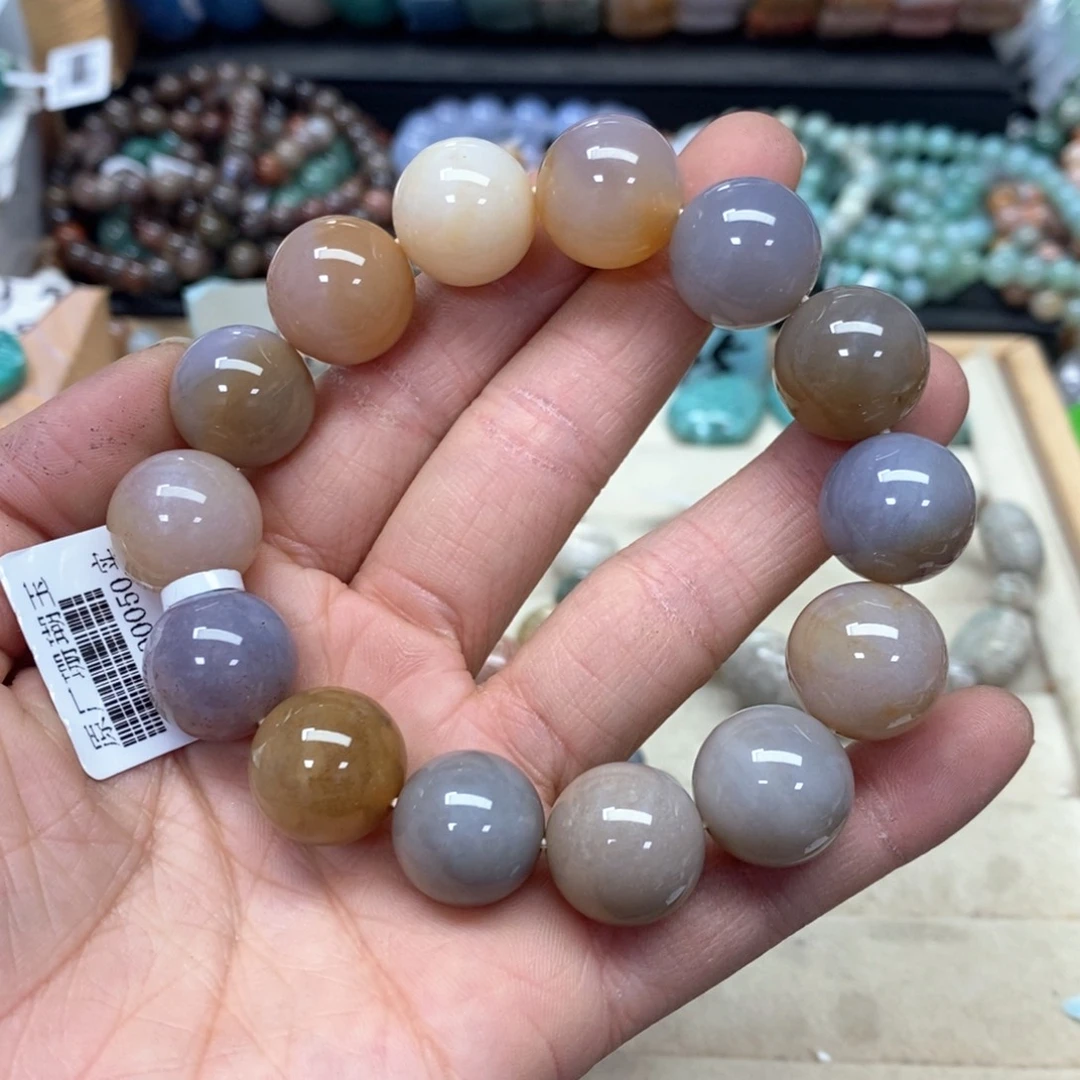硅化珊瑚（珊瑚玉）手链未镶嵌阿*234