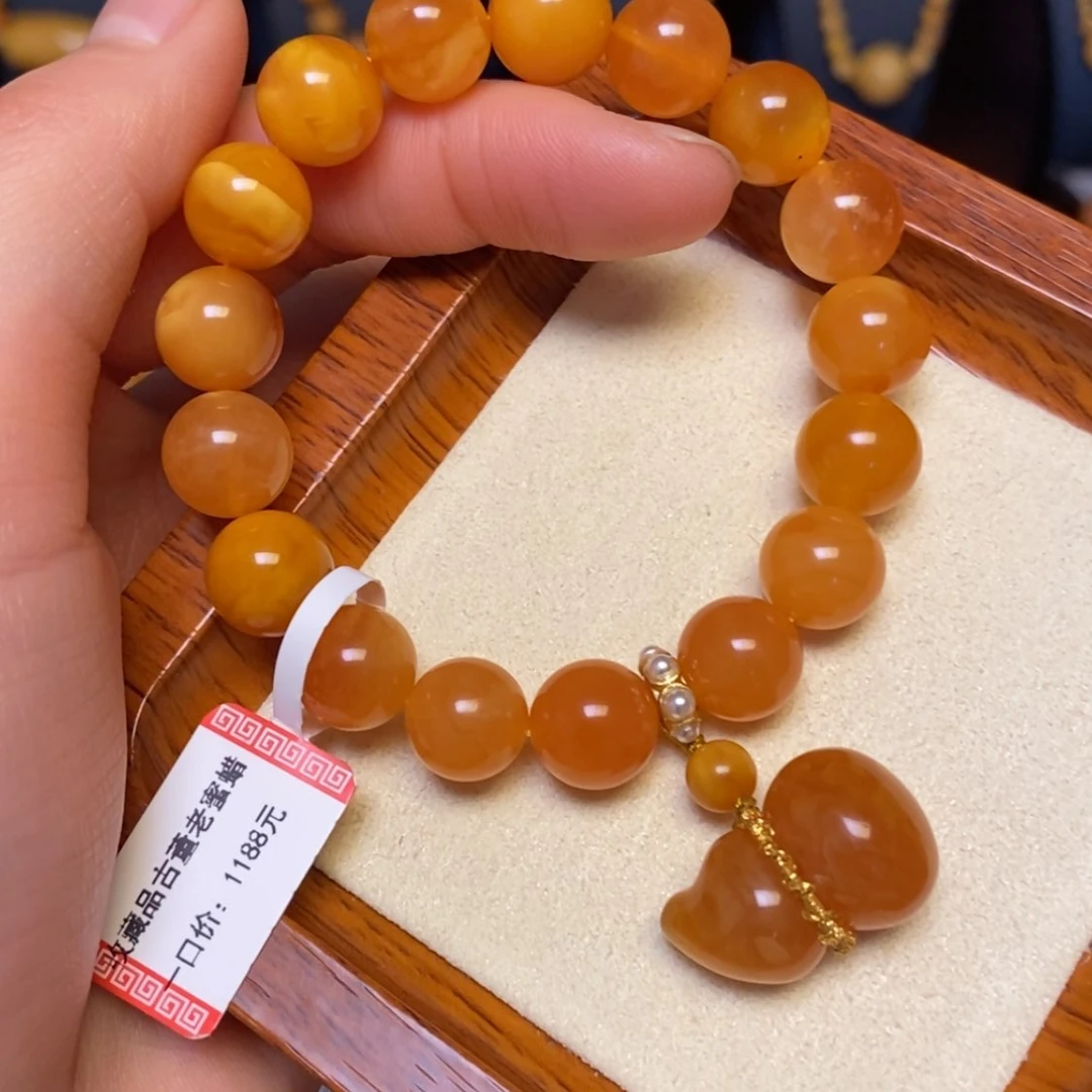 【闪购商品】蜜蜡手链未镶嵌手串