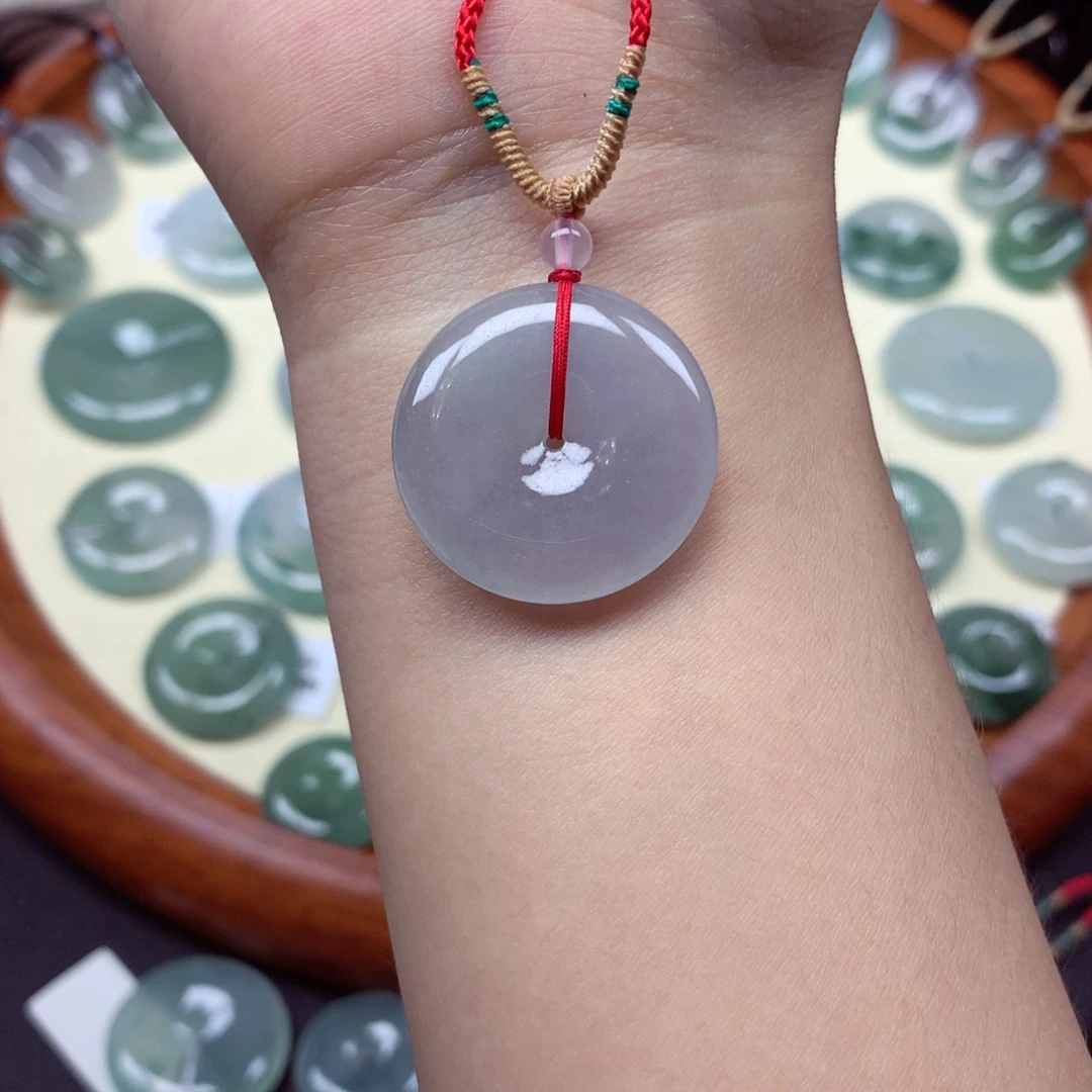 翡翠未镶嵌颈饰吊坠25.4/5.3mm