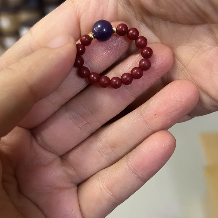 合香红麝戒指➕紫气东来配珠