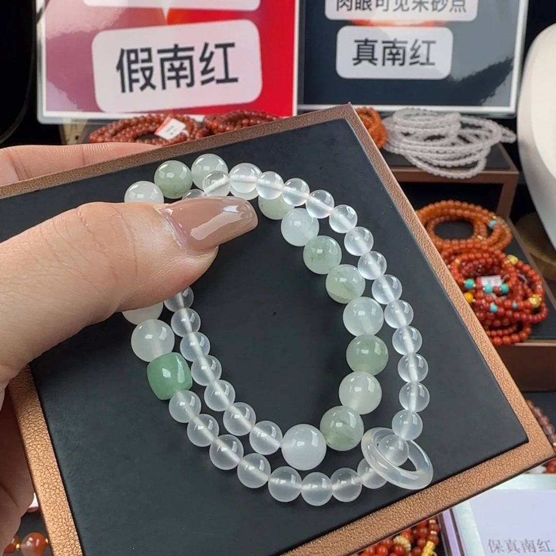 南红玛瑙未镶嵌手链