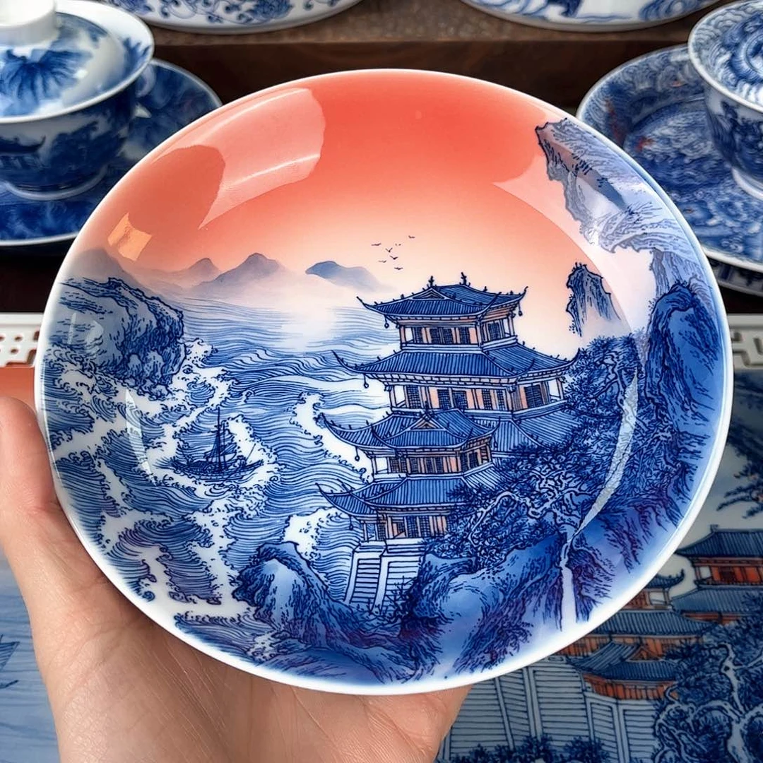 手绘高温瓷器瓷器