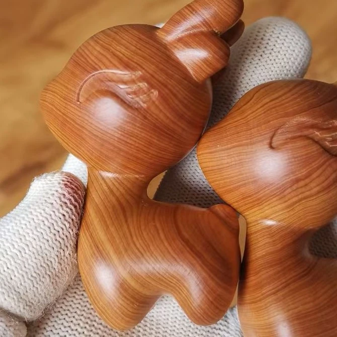 崖柏摆件 崖柏小鹿摆件