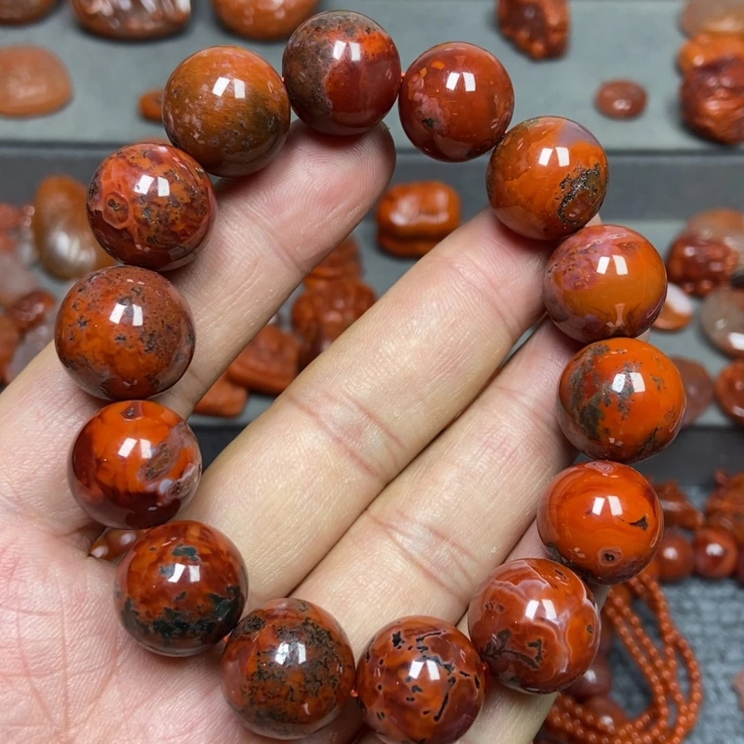 【闪购商品】南红玛瑙手串未镶嵌16+’mm