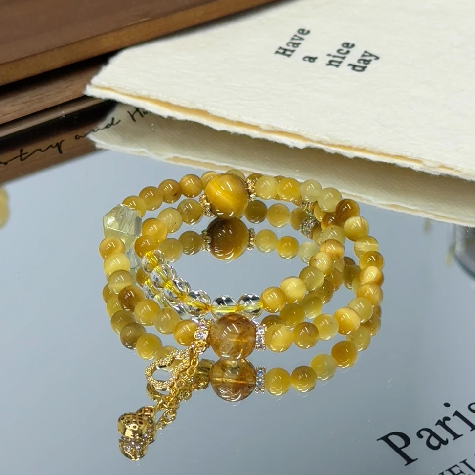 双圈-金虎眼黄塔晶设计款