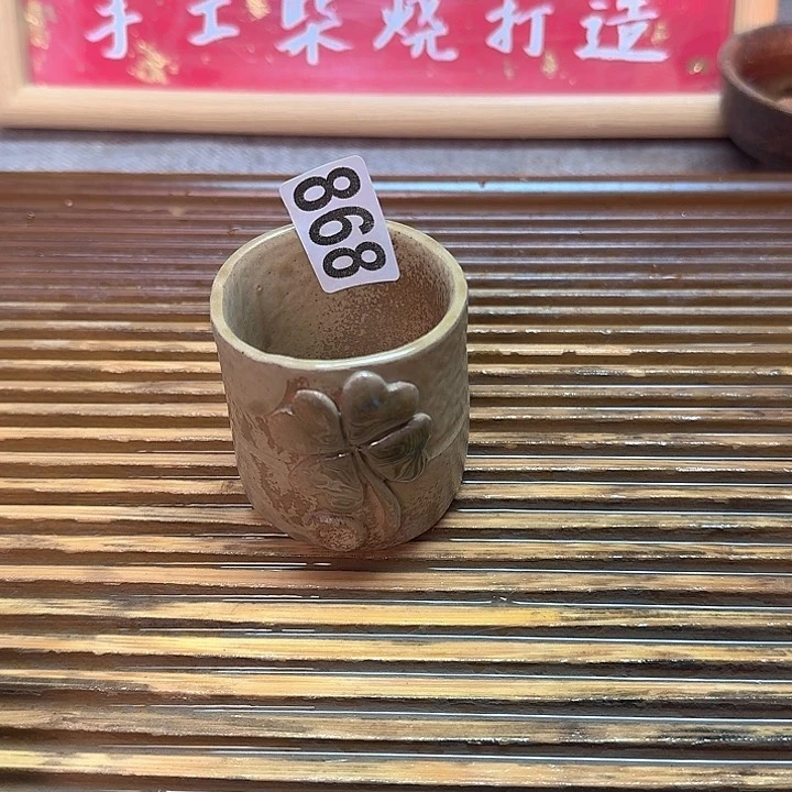 纯手工制作粗陶茶具