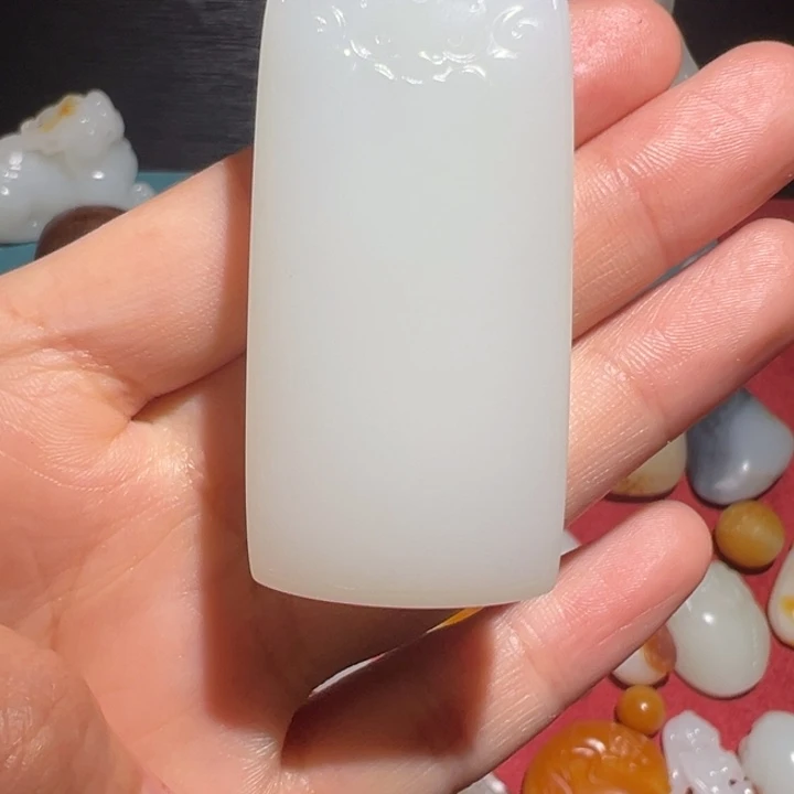 和田玉未镶嵌挂件阿*