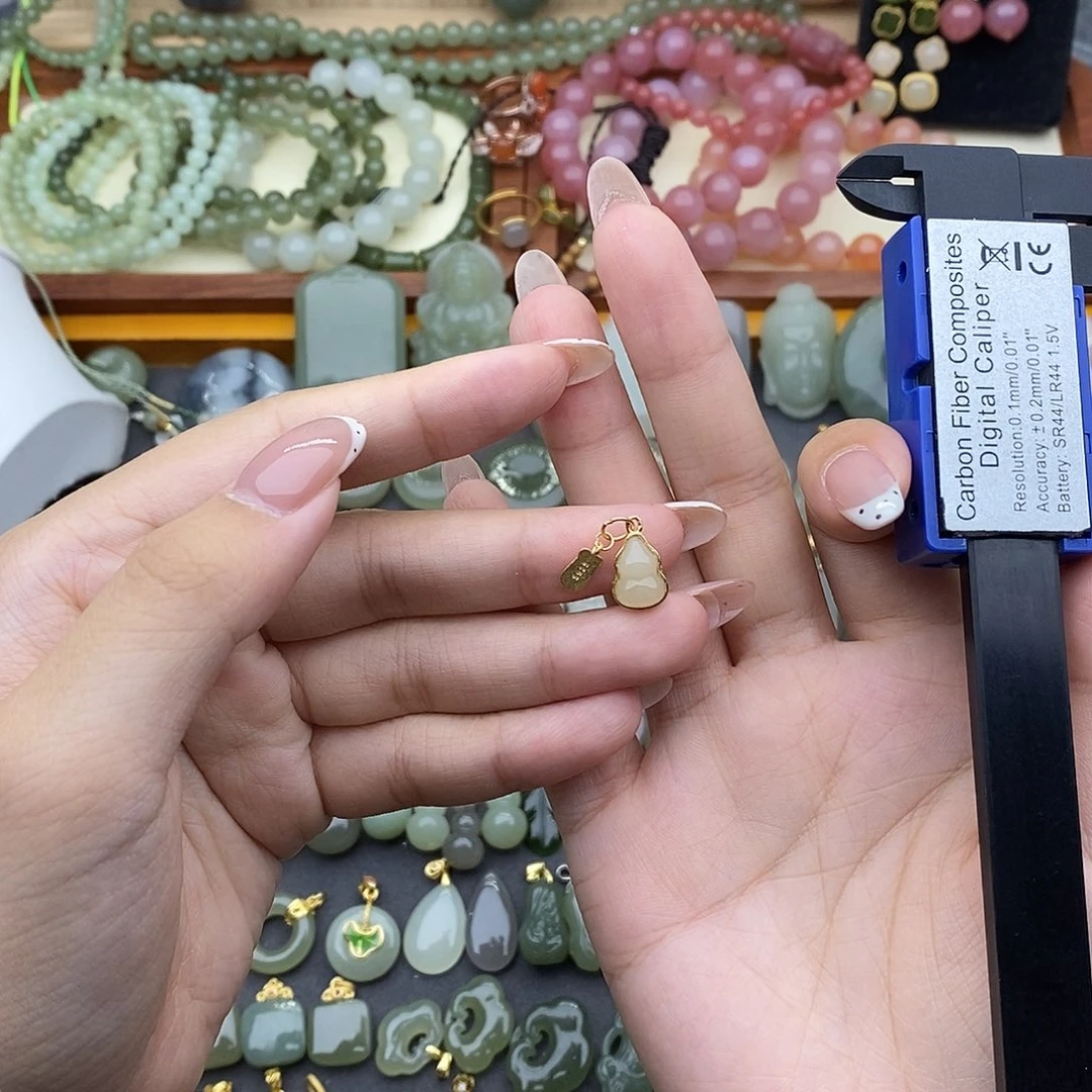 吊坠(不含链)银S925镶嵌和田玉