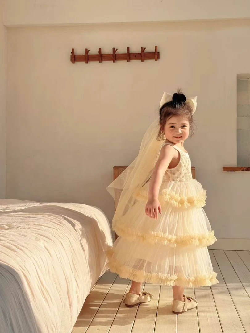 【MyGirl我的女孩】儿童女童洋气夏季小童女宝韩版连衣裙2060