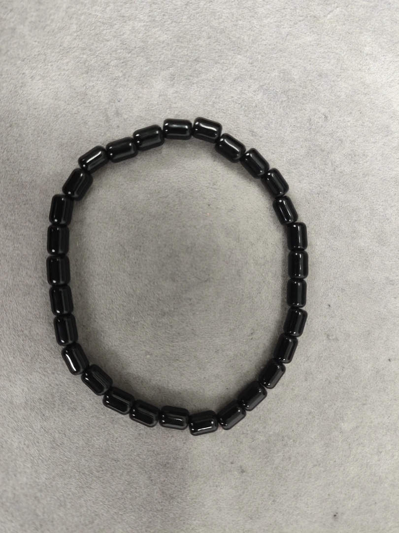 M666卡4mm黑色桶珠手串拍一发二