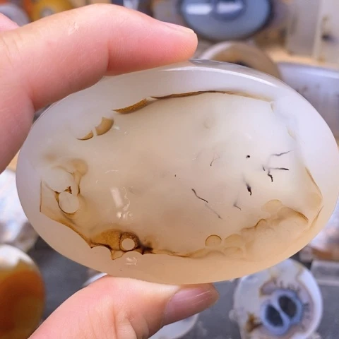 金***龙玛瑙/玉髓吊坠(不含链)未镶嵌