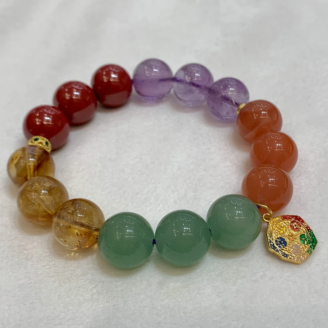 合金手链 万物生幸运财富事业 家庭幸福全能手串