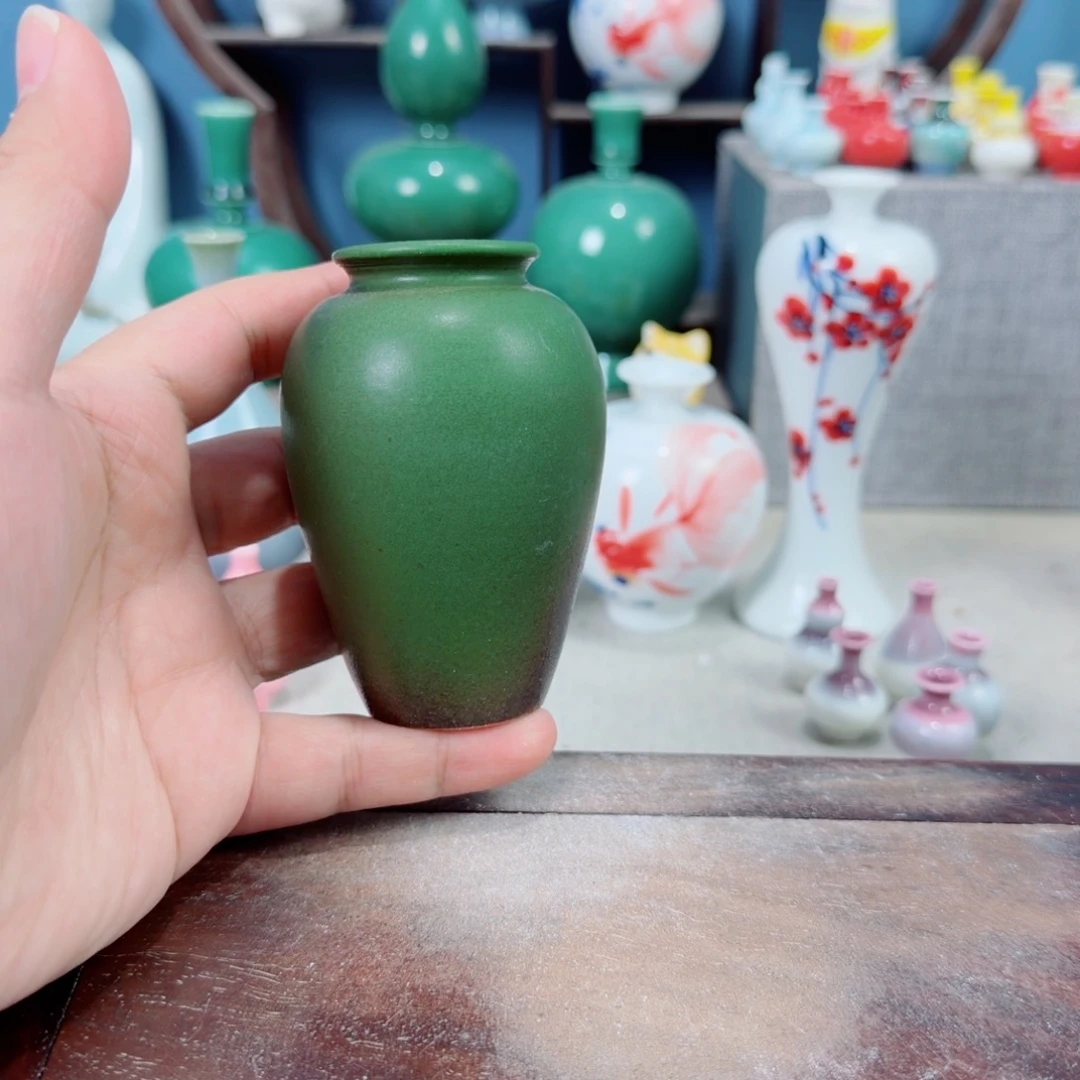 陶瓷手工小花器摆件