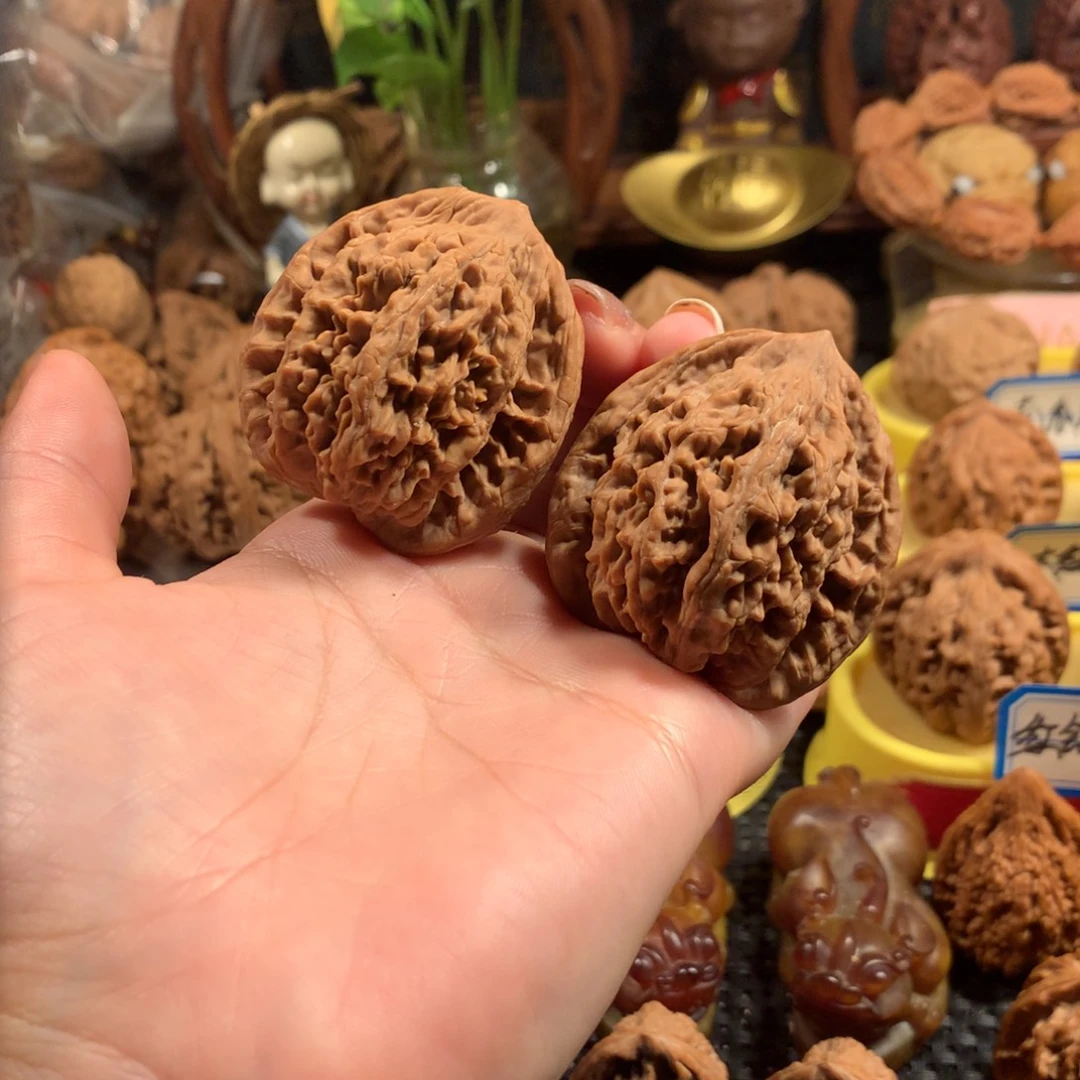 把件文玩核桃虎头