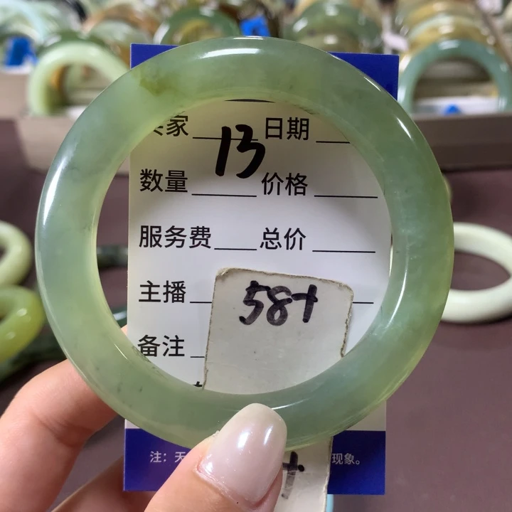 未镶嵌蛇纹石玉手镯13