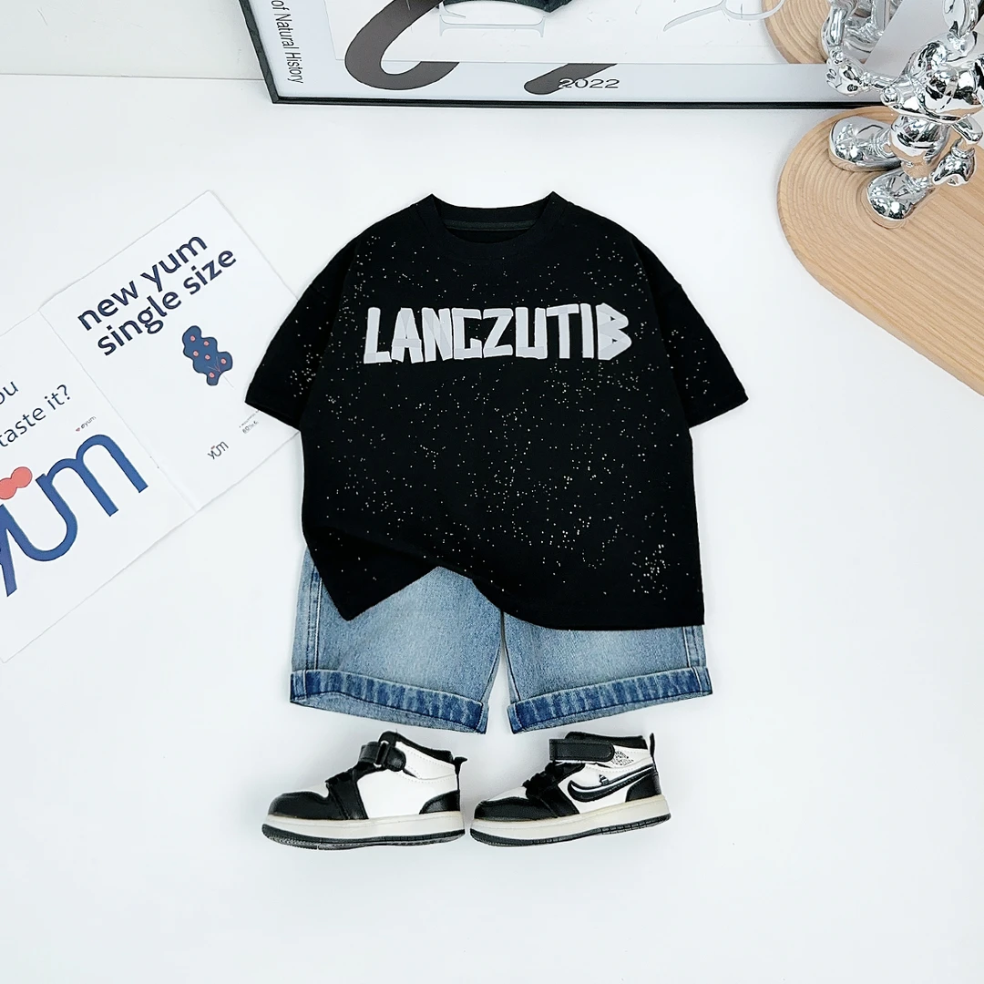 儿童夏短袖T恤夏季男童衣服夏装2025新款洋气HZ25264悠悠童话童装